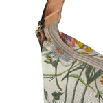 Gucci Vintage Leather/Canvas Blooms Crossbody