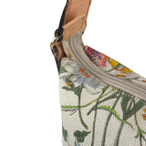 Gucci Vintage Leather/Canvas Blooms Crossbody