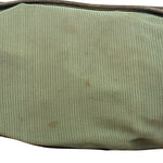 Chanel Olive Green/Brown Leather Trim Interlocking Ring Strap Hobo Bag 2003