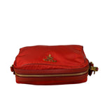 Prada Red Nylon Camera Crossbody Bag