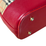 Burberry Brown/Beige House Haymarked Shoulder Bag