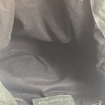 Balenciaga Grey Lambskin Giant Brogues Pompom Two-Way Bag
