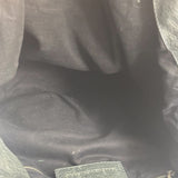 Balenciaga Grey Lambskin Giant Brogues Pompom Two-Way Bag