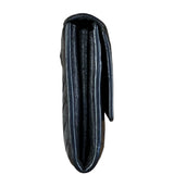 Bottega Veneta Woven Long Wallet Black