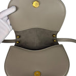 Fendi Dove Gray Leather C'mon Crossbody Bag