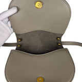 Fendi Dove Gray Leather C'mon Crossbody Bag