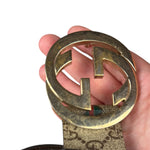 Gucci Heart GG Supreme Belt