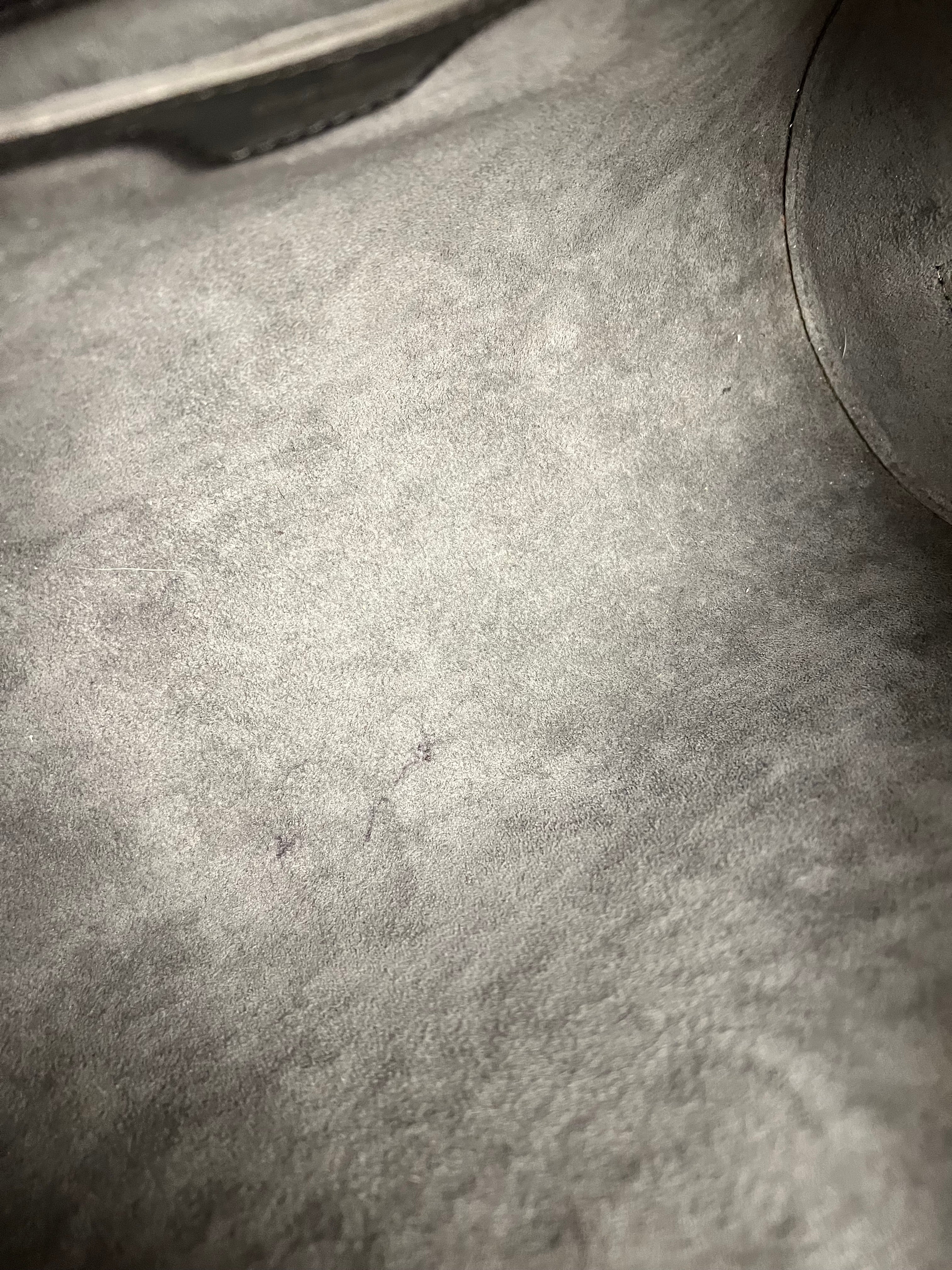 Louis Vuitton Noir Epi Soufflot Handbag