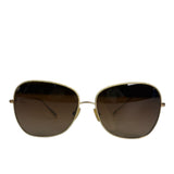 Oliver Peoples Gold-Tone Aviator Sunglasses