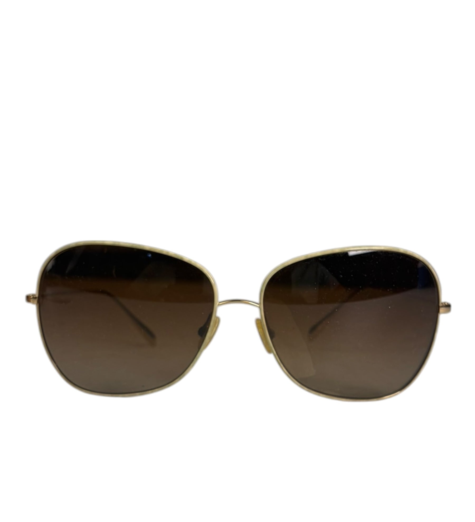 Oliver Peoples Gold-Tone Aviator Sunglasses