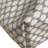 Celine White Macadam Coated Canvas Tote Bag