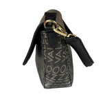 Valentino Black Leather Mario Spa Flap Bag