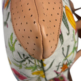 Gucci Vintage Leather/Canvas Blooms Crossbody