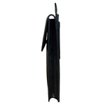 Prada Black Leather Saffiano Phone Holder