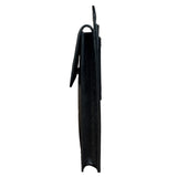 Prada Black Leather Saffiano Phone Holder