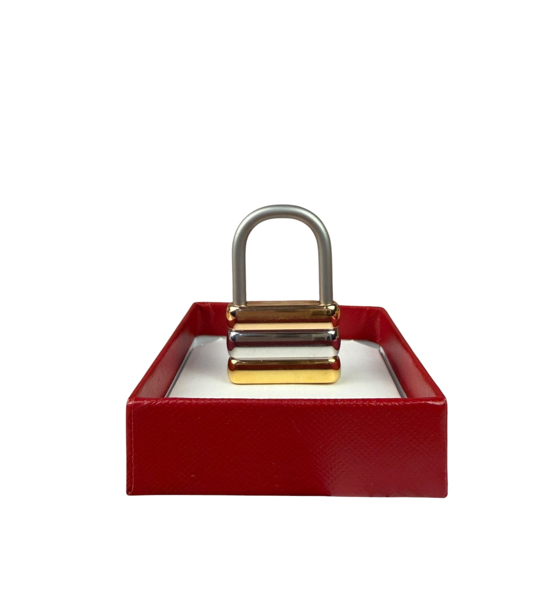 Cartier Vintage Must De Cartier Trinity Padlock Keyring