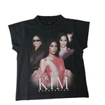 Balenciaga Kim K Distressed Baby Tee