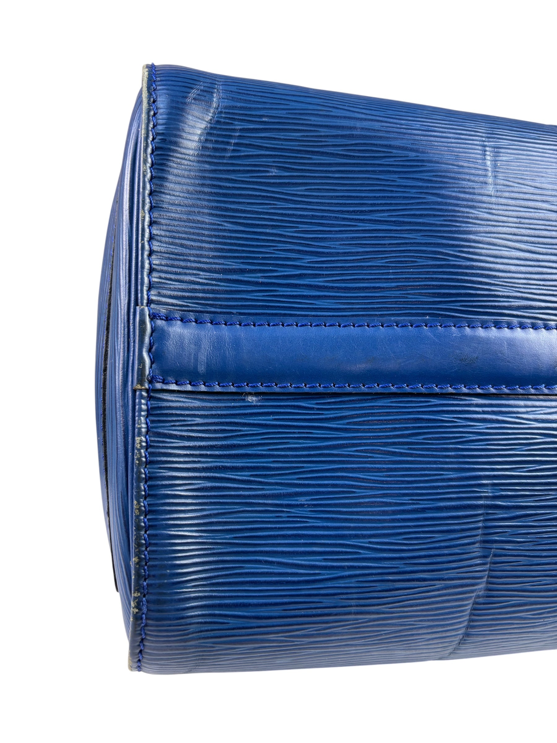 Louis Vuitton Blue Epi Leather Speedy 30