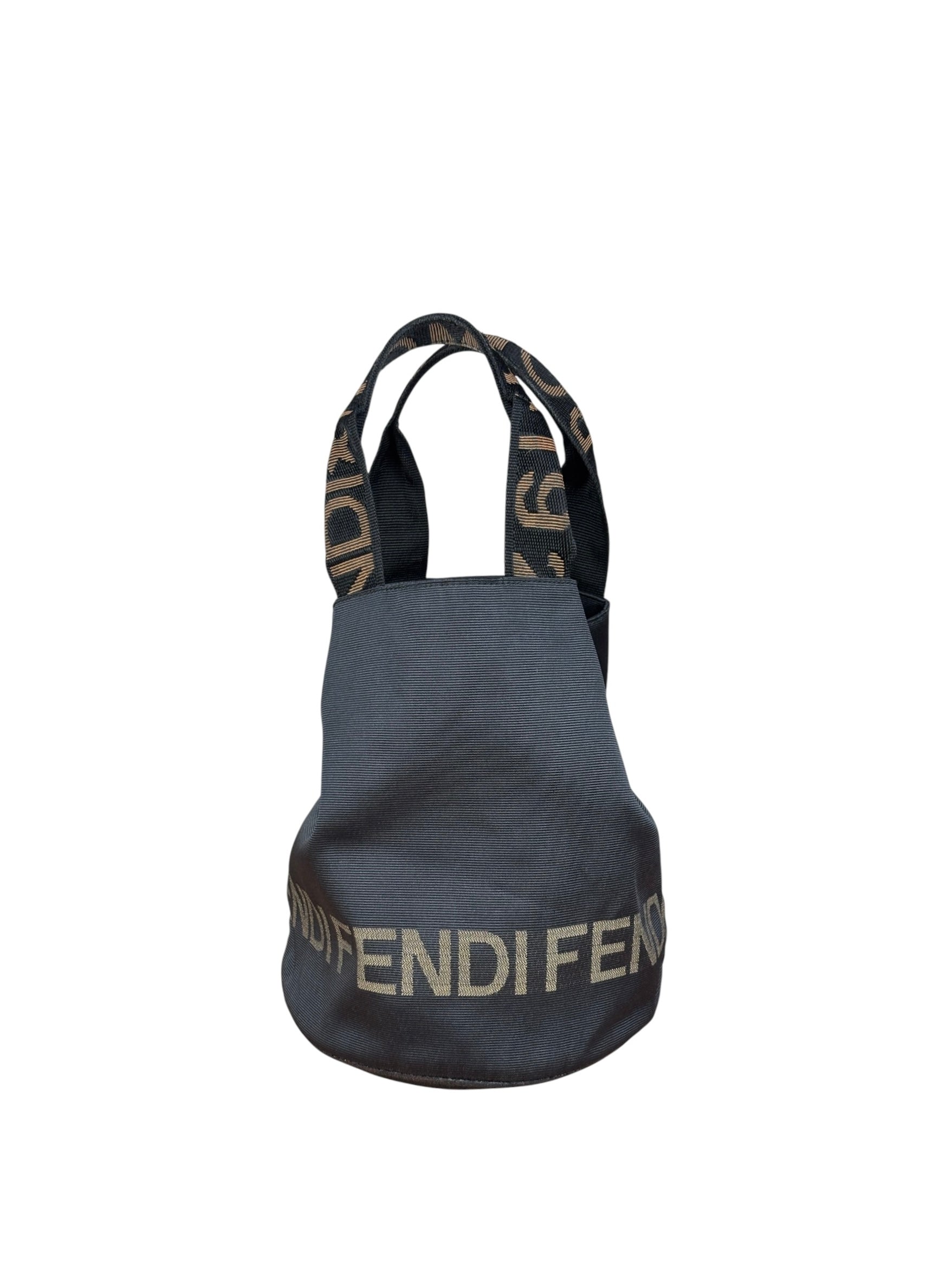 Fendi Black Nylon Tote Bag