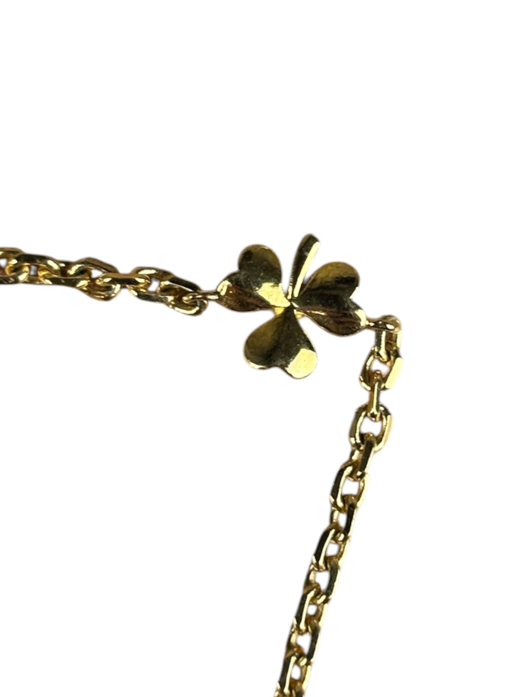 Christian Dior Gold Toned Charm Bracelet