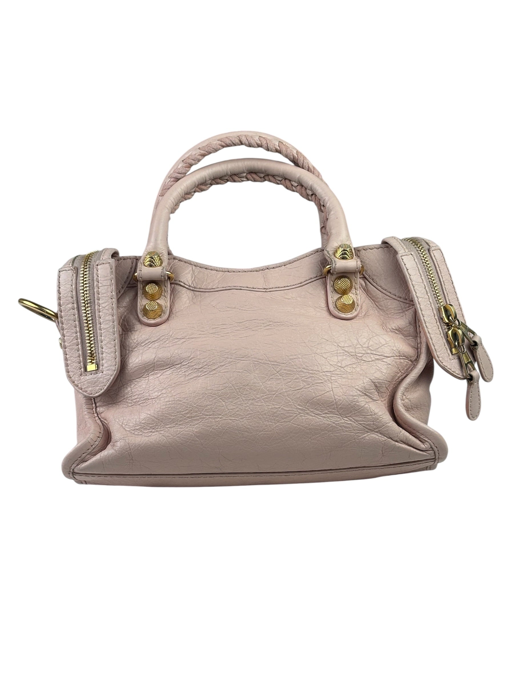 Balenciaga Pink Leather Le City Two-Way Bag