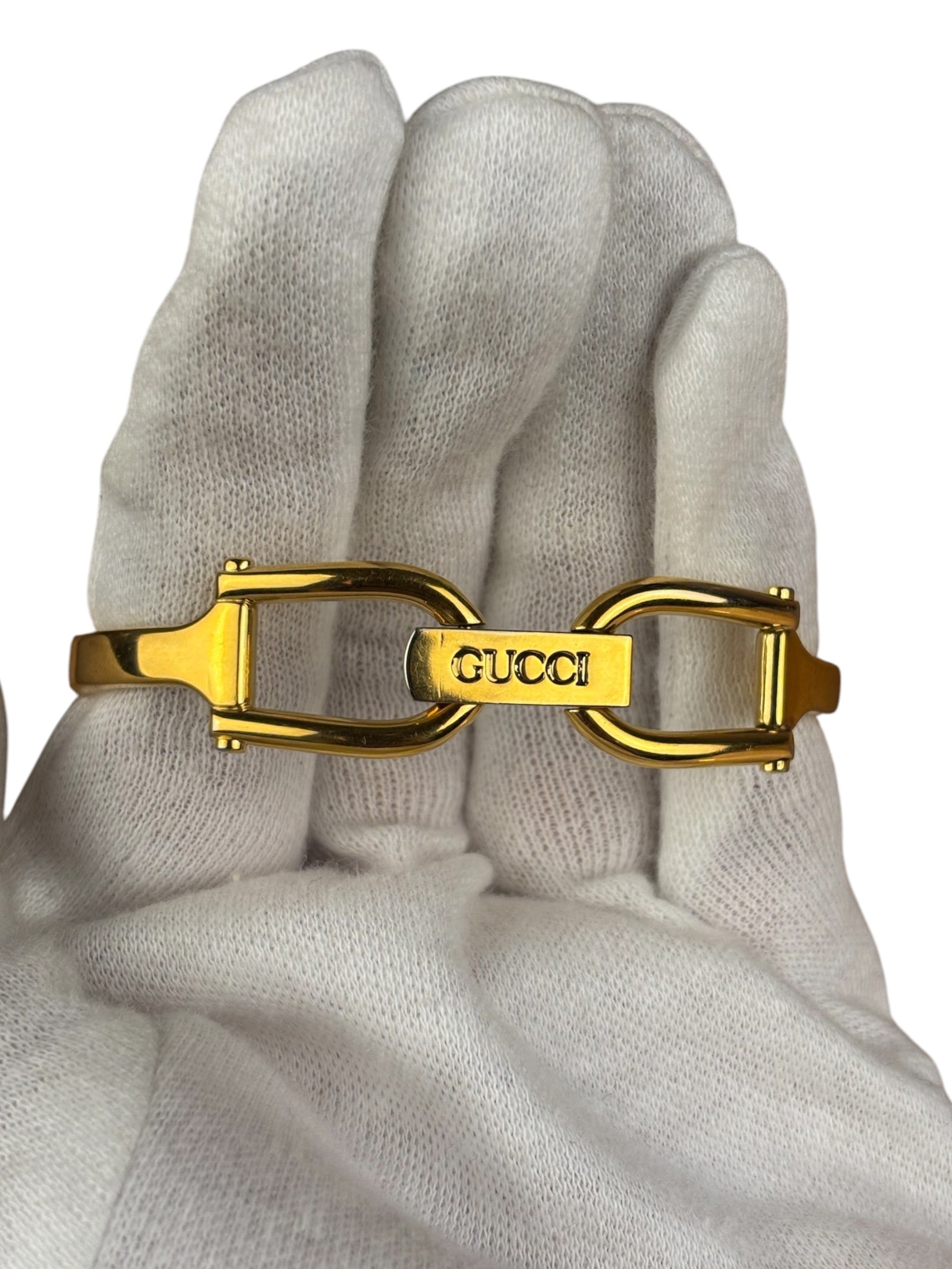 Gucci Vintage Gold 1500L Bangle Watch
