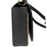 Burberry Black Leather Trim House Hampshire Crossbody