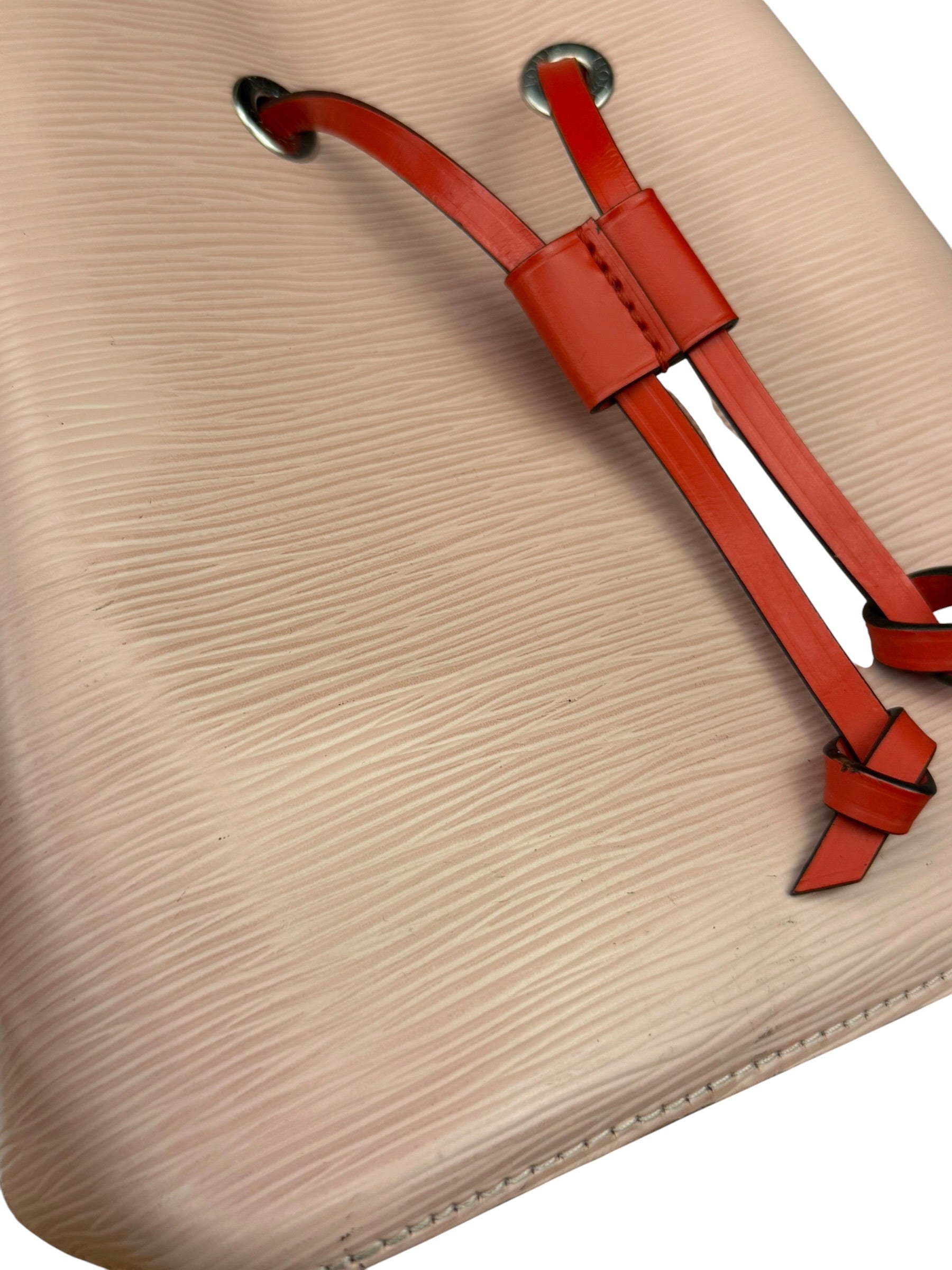 Louis Vuitton Epi Rose Ballerine NeoNoe BB Bucket Handbag