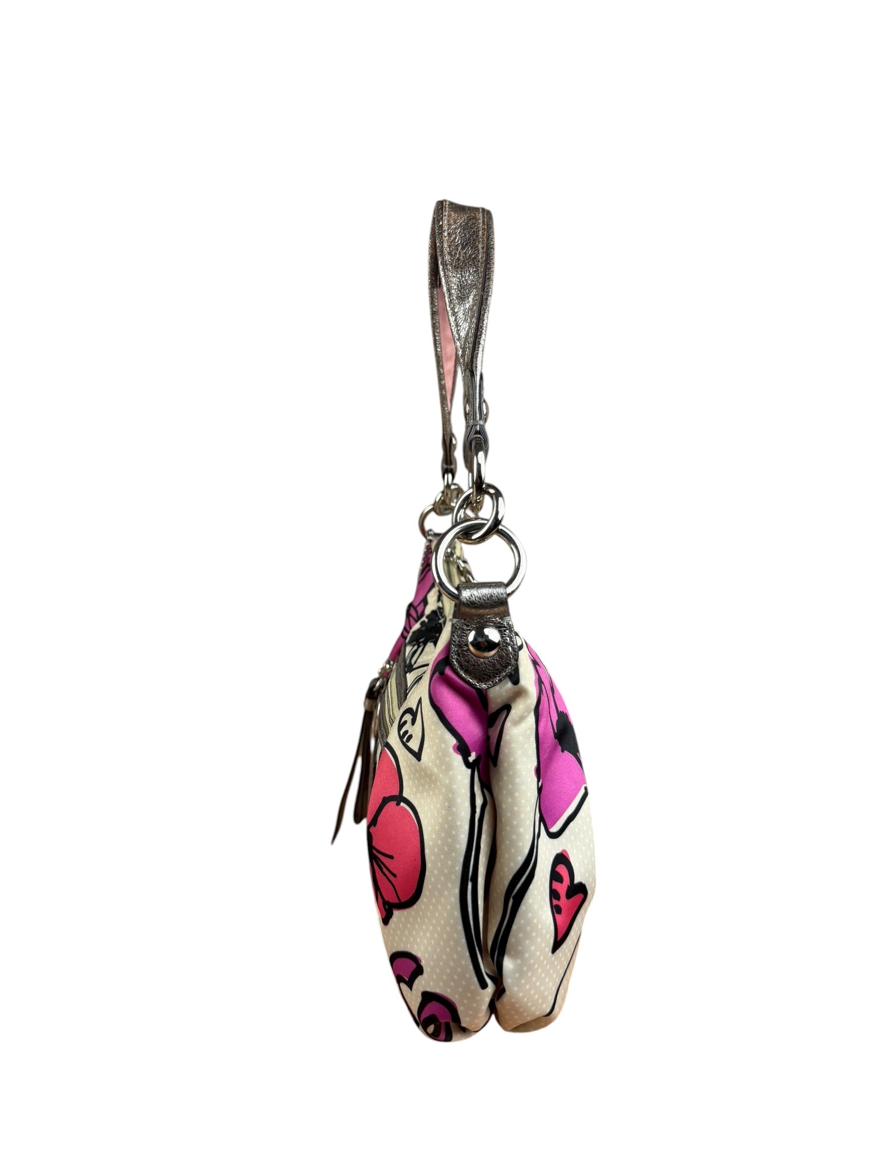 Coach Poppy Multicolor Petal Print RockerTwo-Way Bag