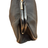 Prada Black Tessuto Nylon Leather Trim Liss-Lock Coin Bag