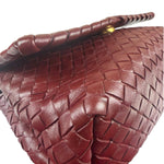 Bottega Veneta Vintage Burgundy Olimpia Shoulder Bag