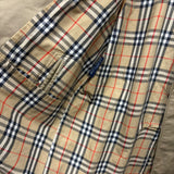 Burberry Vintage House Check Lined Long Coat