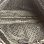 Gucci Vintage Black Nylon Leather Trim Tote Bag