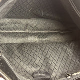 Gucci Vintage Black Nylon Leather Trim Tote Bag