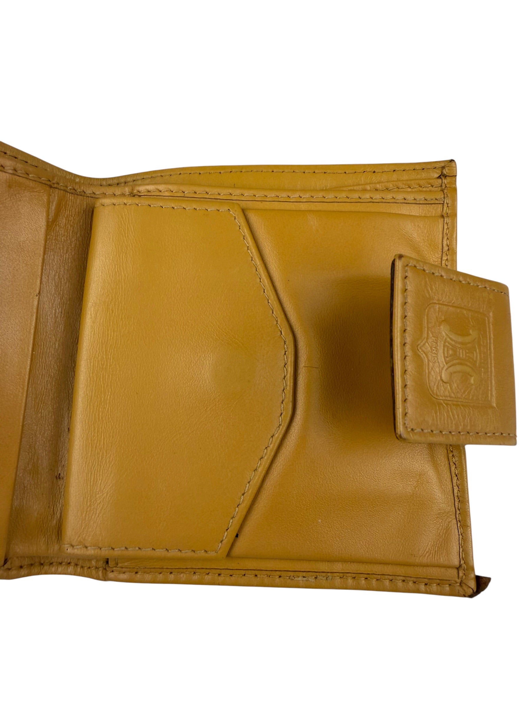 Celine Vintage Macadam Compact Bifold Wallet