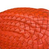 Bottega Veneta Sunset Orange Intrecciato Leather Hobo Tote