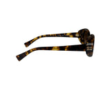 Miu Miu Tortoiseshell Oval Sunglasses SMU B09