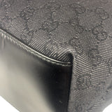 Gucci GG Black Canvas Capri Chain Tote Bag