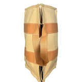 Hermes Bicolor Woven Cotton Bora Bora Canvas Tote Bag PM