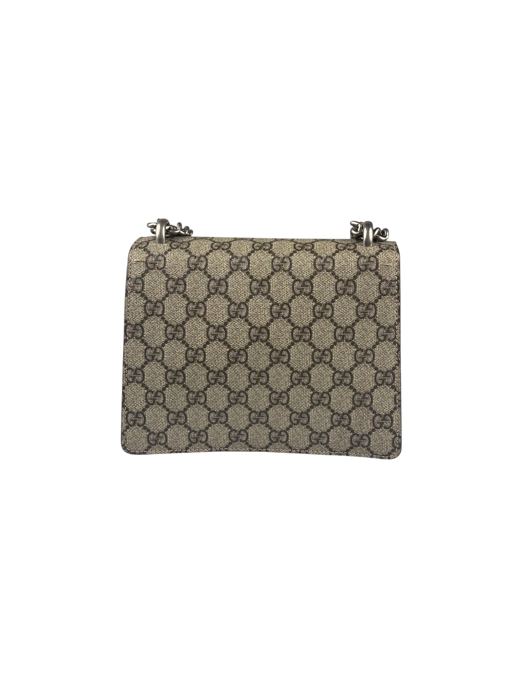 Gucci Leather Dionysus GG Supreme Mini Shoulder Bag