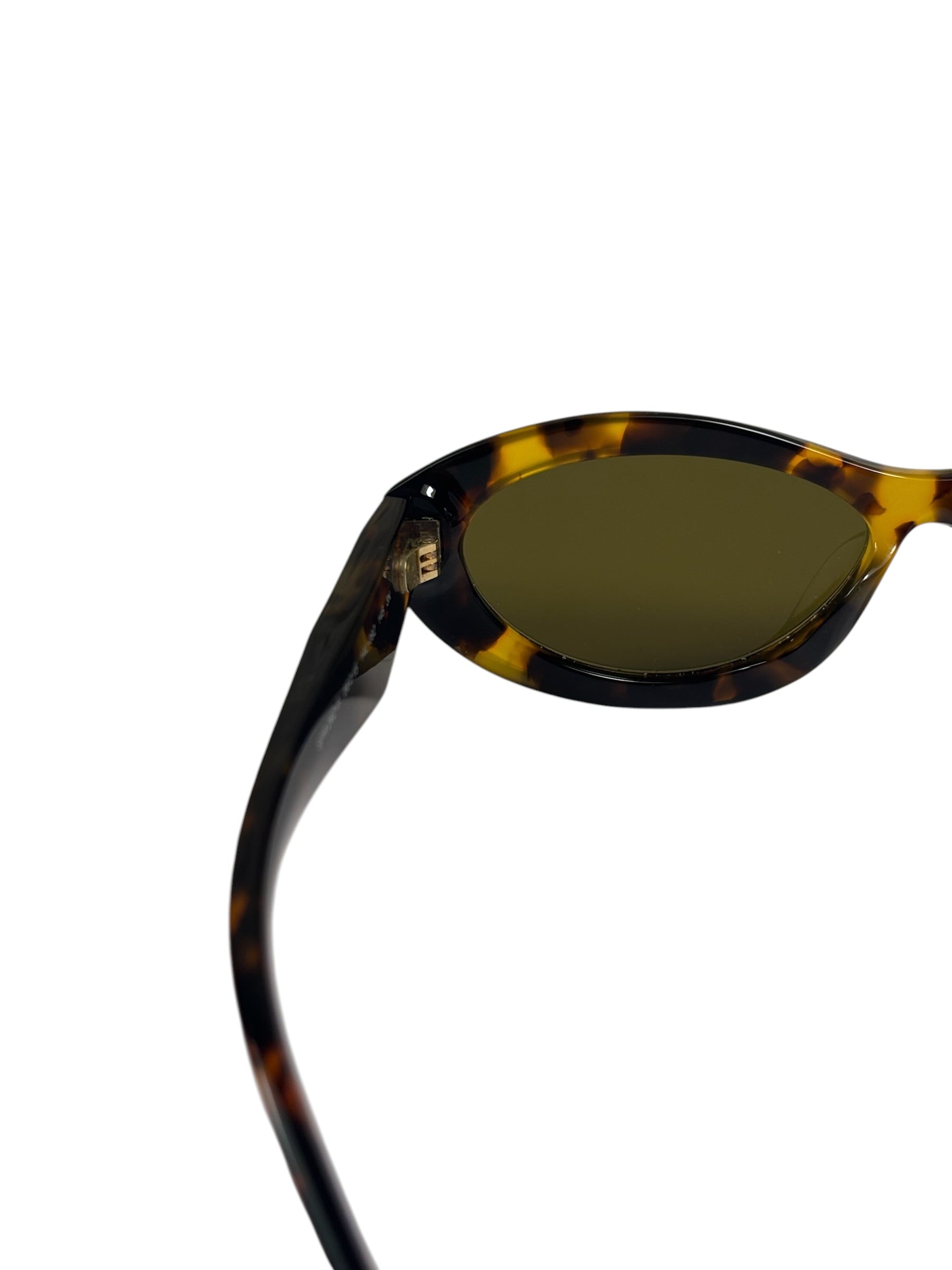 Prada Tortoise Shell Oval Sunglasses SPR 26Z-F