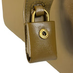 YSL Green Ink Leather King Palm Nano Two-Way Tote