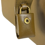 YSL Green Ink Leather King Palm Nano Two-Way Tote