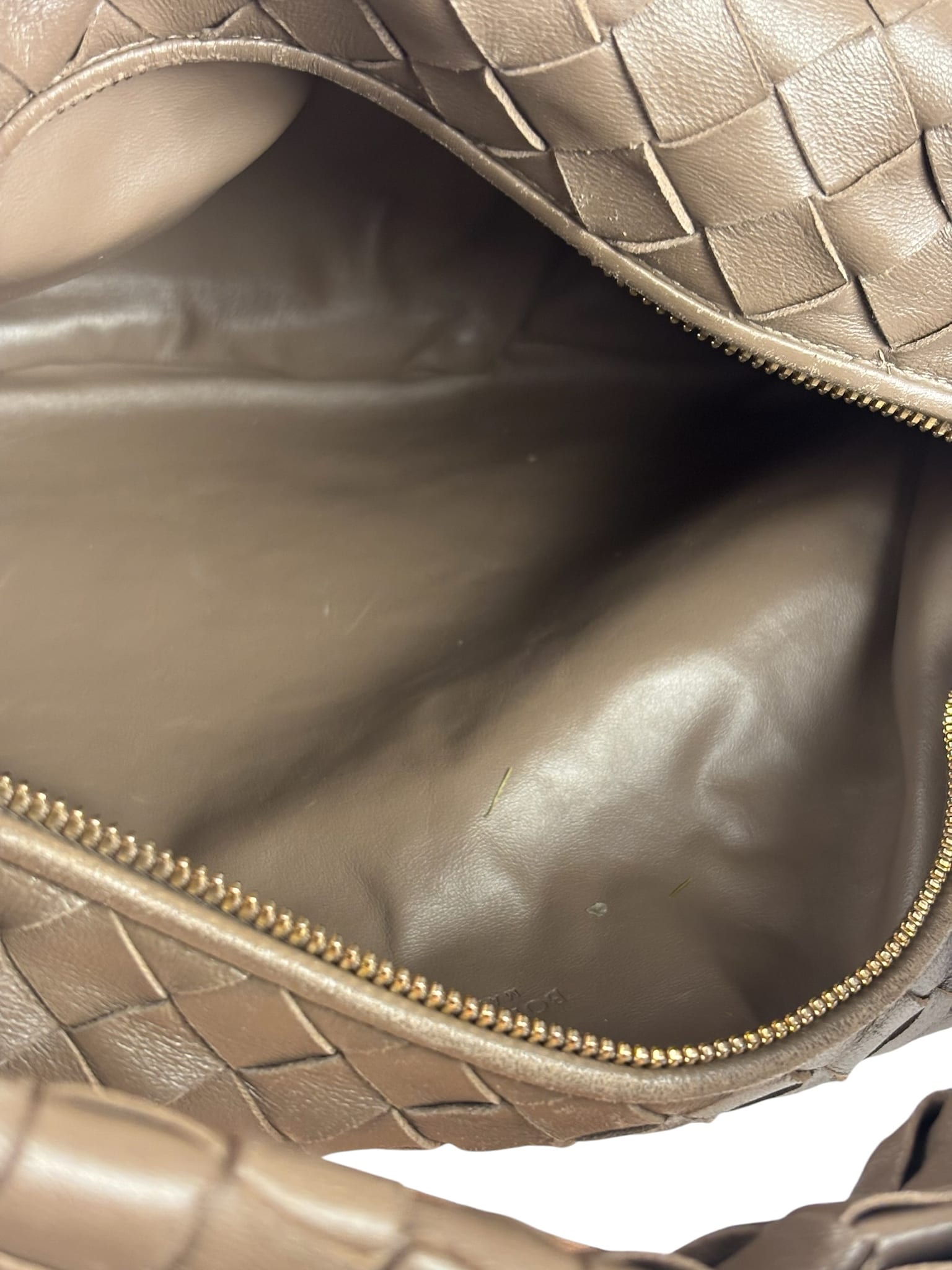 Bottega Veneta Brown Intrecciato Teen Jodie Hobo Bag