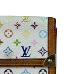 Louis Vuitton White Murakami Compact Wallet