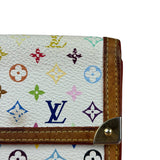 Louis Vuitton White Murakami Compact Wallet