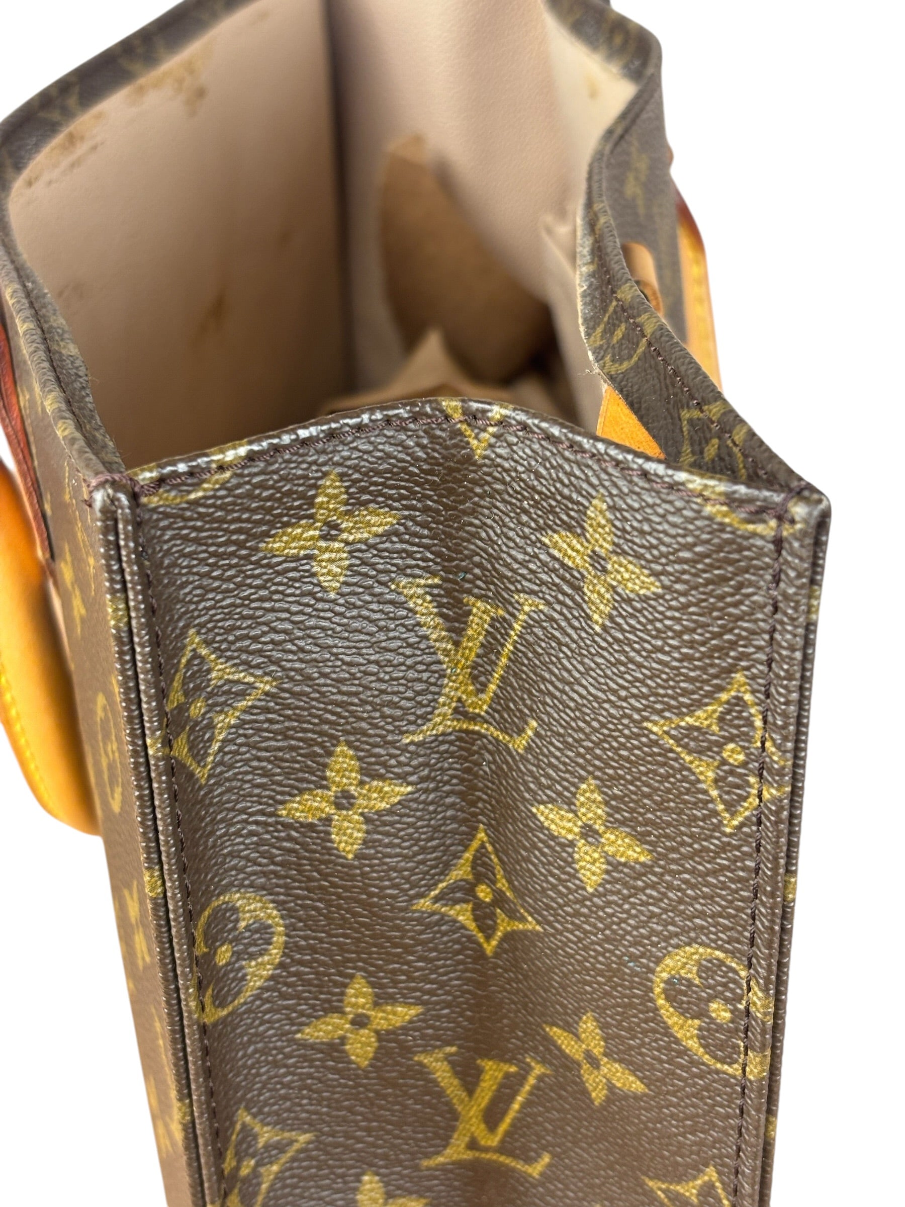 Louis Vuitton Vintage Monogram Sac Plat Tote Bag