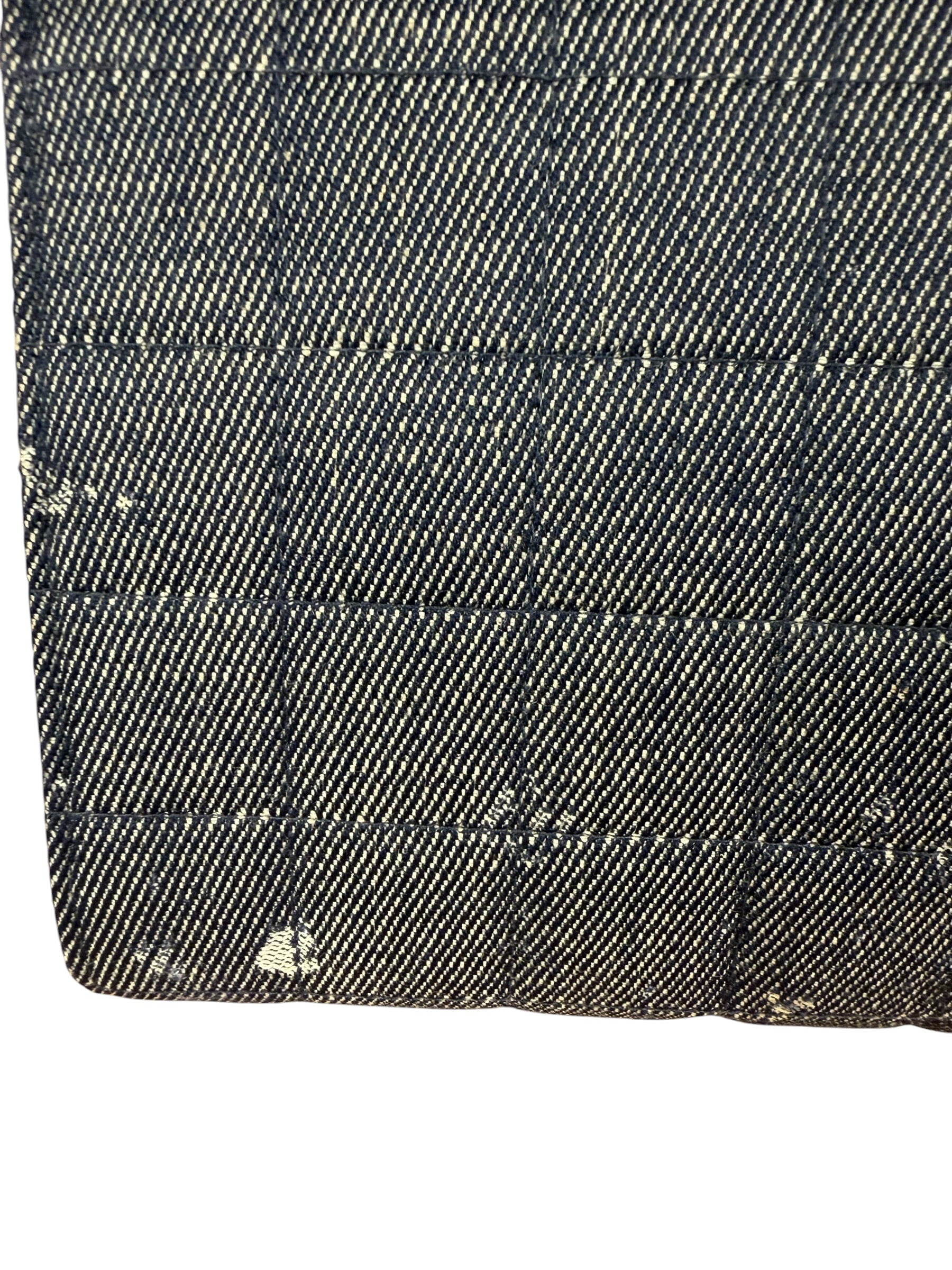 Chanel Denim Chocolate Bar Chain Flap Bag 2002
