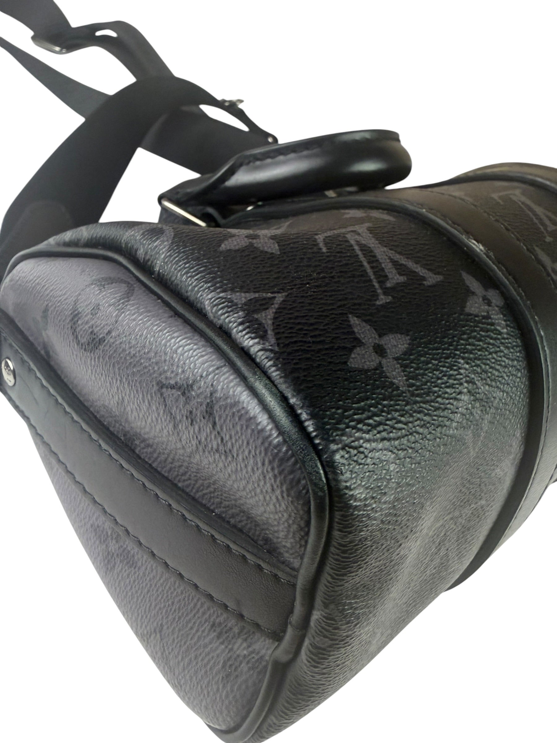 Louis Vuitton Grey Monogram Keepall Bandoulière 25