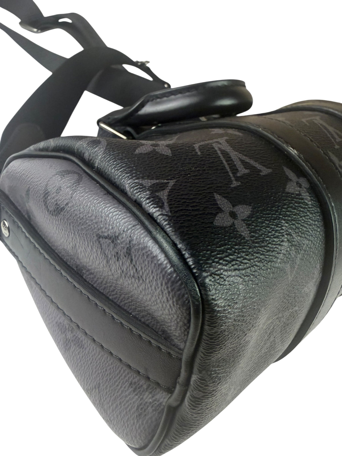 Louis Vuitton Grey Monogram Keepall Bandoulière 25